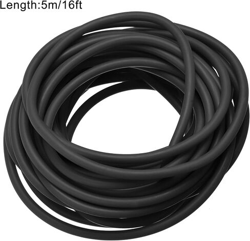 MECCANIXITY Natural Latex Rubber Tubing 1/16" ID 1/8" OD 16ft Red Highly Elastic for Sports Exercise Fitness in Saudi Arabia