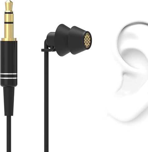 GEEKRIA Sleep Earbuds for Side Sleepers, Wired Stereo to Mono in-Ear Single Earbud, Ultra Soft Lightweight Silicone One Ear Headphone, 3.5mm Headphone Jack Compatible with Android Devices (Black) in Saudi Arabia