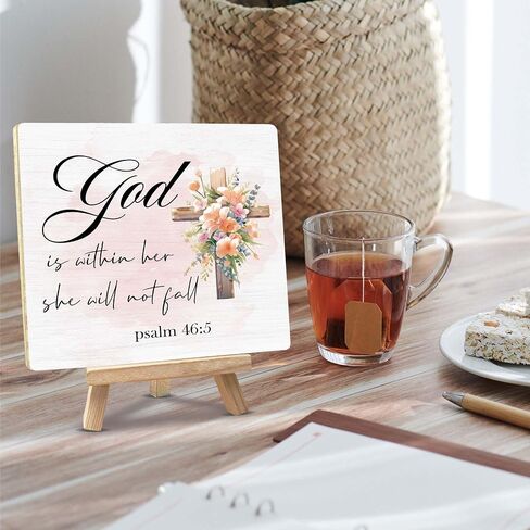 Funny Desk Decorations Wood Plaque with Wooden Easel Cute Office Decor for Coworkers Manager Boss Cubicle Decorations Office Desk Accessories - D10 in Saudi Arabia