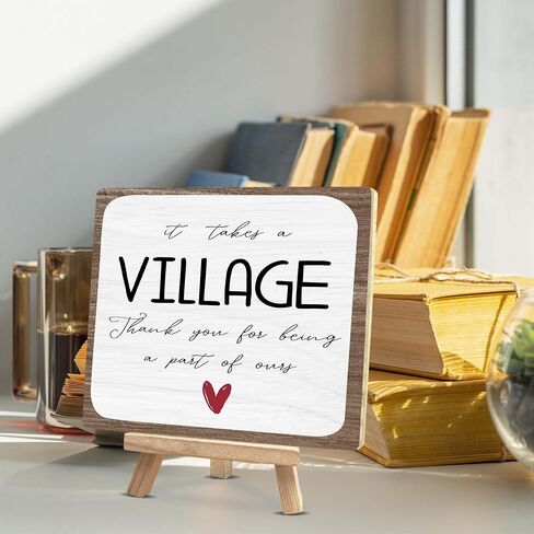 Funny Desk Decorations Wood Plaque with Wooden Easel Cute Office Decor for Coworkers Manager Boss Cubicle Decorations Office Desk Accessories - D10 in Saudi Arabia