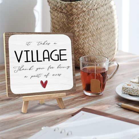 Funny Desk Decorations Wood Plaque with Wooden Easel Cute Office Decor for Coworkers Manager Boss Cubicle Decorations Office Desk Accessories - D10 in Saudi Arabia