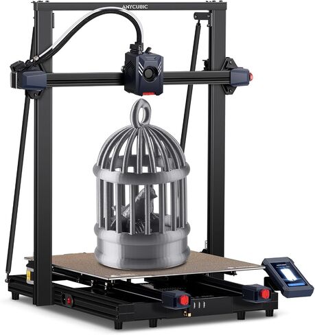 Anycubic Kobra 3 3D Printer, MultiColor 4 Colors with Anycubic ACE Pro Max 600mm/s High Speed Printing, Upgraded Details Easy and Smooth, 4.3" Adjustable Touchscreen 250*250*260mm Large Printing Size in Saudi Arabia