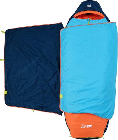 ust Monarch Sleeping Bag with Temp Control, Heavy Duty Construction, Pillow Option and Carry case for Camping, Hiking, Backpacking and Outdoors in Saudi Arabia