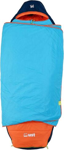 ust Monarch Sleeping Bag with Temp Control, Heavy Duty Construction, Pillow Option and Carry case for Camping, Hiking, Backpacking and Outdoors in Saudi Arabia