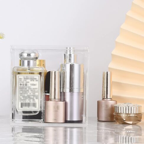 صندوق بلاستيكي مكعب من الأكريليك الشفاف، حاويات مكعبة بلاستيكية مستطيلة مع غطاء، صناديق تخزين مقاس 7.9 × 7.9 × 7.9 بوصة لخرز المجوهرات الصغيرة والعملات المعدنية واللوازم الحرفية ومنظمات الخياطة المنزلية in Kuwait