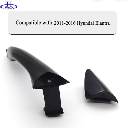 مقبض الباب الخارجي لجانب السائق الأيسر الأمامي لسيارة Hyundai Elantra 2011 2012 2013 2014 2015 2016، أسود in Kuwait