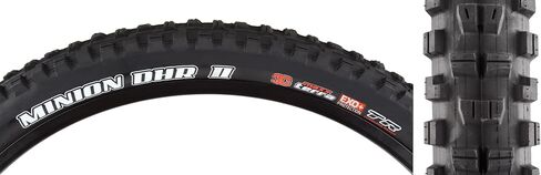 Maxxis Minion DHR II 27.5x2.5 لايحتاج TPI 50 Bk/Blk in Kuwait