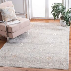 SAFAVIEH Webster Collection Runner Rug - 2'6" x 10', Grey & Beige, Distressed Viscose Design, Ideal for High Traffic Areas in Living Room, Bedroom (WBS322G)