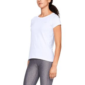 Under Armour Womens HeatGear Armour Short-Sleeve T-Shirt, (383) Retro Green / / White, XX-Large