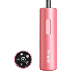 Fanttik NEX S1 Capsule مفك براغي لاسلكي 3.7 فولت، مفك براغي كهربائي، بحد أقصى 5 نانومتر، محرك 320 دورة في الدقيقة، 5 قطع لقم مزدوجة الأطراف، تصميم مضغوط، ضوء LED، 1/4 بوصة سداسي، أداة فكرة للأثاث والأجهزة