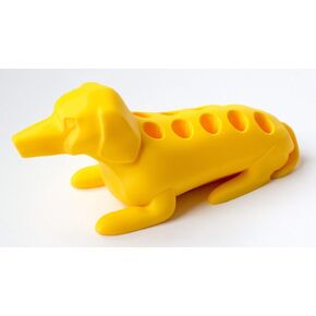 Blood Tube Rack, Holds 10 Standard 16mm Test Tubes, Dachshund Design (16mm Tubes, Royal Blue)