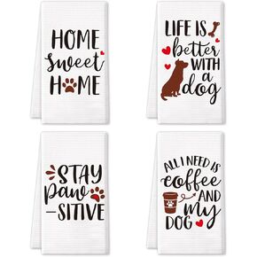 Vansolinne Birds Kitchen Towels Birds On Branch Dish Towels Set of 4 Cardinal Hummingbird Bluejay Absorbent Hand Towels Tea Towels Gifts for Bird Lovers Women for Cleaning Drying Cooking Baking