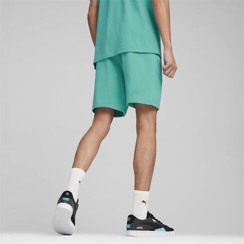 PUMA Men's Standard Mercedes-AMG Petronas Essentials Shorts, Black-SS24 in Saudi Arabia