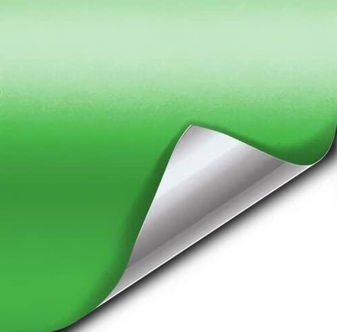 Matte Lime Green 60 Inches x 1 Feet Car Wrap Vinyl Roll with Air Release 3MIL-VViViD8 in Saudi Arabia