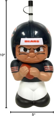 NFL Big Sip Water Bottle - Reusable, Kid Friendly Drinking Cup - Dishwasher Safe - Ideal for Everyday Use in Kuwait