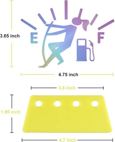 ملحقات خارجية لملصقات السيارات المضحكة من SINGARO، ملصق عالي استهلاك الغاز، ملصقات عالمية لمقياس الوقود، مناسبة للسيارات والشاحنات والدراجات النارية وسيارات الدفع الرباعي in Kuwait