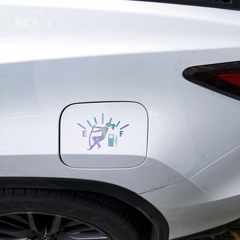 ملحقات خارجية لملصقات السيارات المضحكة من SINGARO، ملصق عالي استهلاك الغاز، ملصقات عالمية لمقياس الوقود، مناسبة للسيارات والشاحنات والدراجات النارية وسيارات الدفع الرباعي in Kuwait