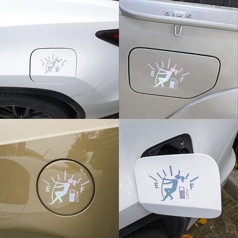 ملحقات خارجية لملصقات السيارات المضحكة من SINGARO، ملصق عالي استهلاك الغاز، ملصقات عالمية لمقياس الوقود، مناسبة للسيارات والشاحنات والدراجات النارية وسيارات الدفع الرباعي in Kuwait