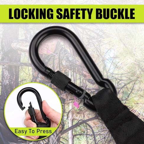 TOBWOLF Treestand Retractable Bow Hoist, 33FT Bow & Gear Hoist for Hunting, 4MM Thickened Rope Quick & Easy Treestand Gear Hoist, Bow Hunting Gear Accessories for Hunter Safety Forest Treestand in Saudi Arabia