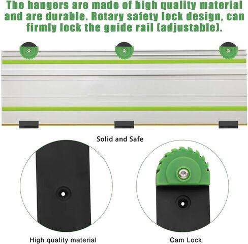 Track Rack Systems for FastCap 02896 Mounting ，Track Rack For Makita/Festool,Track Saw Guide Rail Holder For DeWalt Guide Rail (Blue） in Saudi Arabia