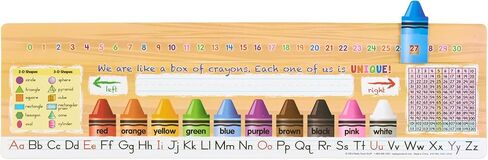 Really Good Stuff 24PK Zaner-Bloser Pencil Self-Adhesive Vinyl Desktop Reference Nameplate with Letters, Grid, Shapes-Traditional Manuscript Name Tags in Saudi Arabia