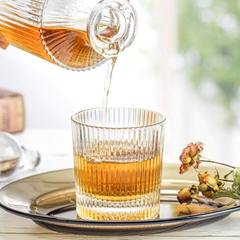 Whiskey Decanter and Glass Stopper 27 oz Square Decanter for Whiskey, Bourbon, Brandy, Liquor, and Rum in Saudi Arabia