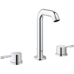 GROHE 20297GNA Essence, 8-inch Widespread 2-Handle M-Size Bathroom Faucet 1.2 GPM, Brushed Cool Sunrise (Brushed Gold)