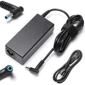 New Slim 65W Laptop Charger Replacement for HP Probook 450 650 640 G5 G4 G6 G7, EliteBook 840 850 G3 G4 G5 G8 G9, Pavilion Envy Spectre x360, Notebook 15 Blue Tip Power Cord AC Adapter