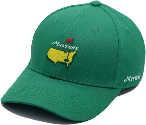 2024 Golf Hat Tournament Hat for Men & Women,Green/Yellow Pattern Outdoor Trucker Caddy Ball Cap,Compatible with Golf Merchandise Apparel (White) in Saudi Arabia