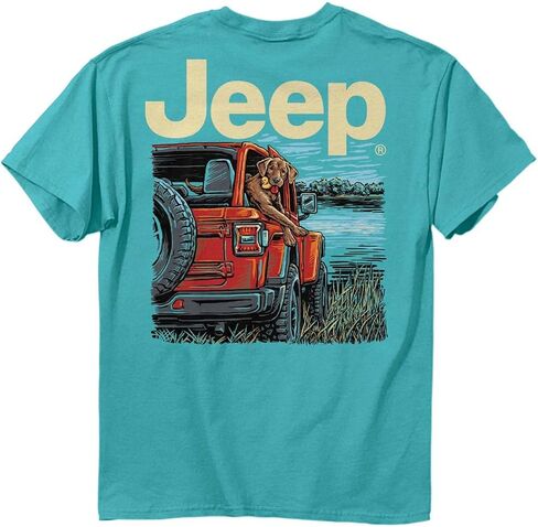 Buck Wear, Inc. Busch Light Man's Best Friend Front and Back Print T-Shirt (as1, Alpha, l, Regular, Regular) Blue in Saudi Arabia