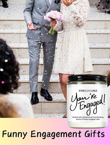 Funny Wedding Gifts Candle, Bridal Shower Gifts, Bride to Be Gifts, Wedding Gifts for Bride, Bachelorette Gifts for Bride, Vanilla Scented Candle in Saudi Arabia
