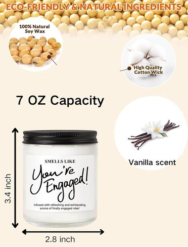 Funny Wedding Gifts Candle, Bridal Shower Gifts, Bride to Be Gifts, Wedding Gifts for Bride, Bachelorette Gifts for Bride, Vanilla Scented Candle in Saudi Arabia