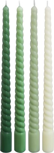 Viyffo 10 Inch Brown Taper Candles Set of 4 Unscented Smokeless Long Tall Tapered Candle for Candlesticks Wedding Home Decor Dinner in Saudi Arabia