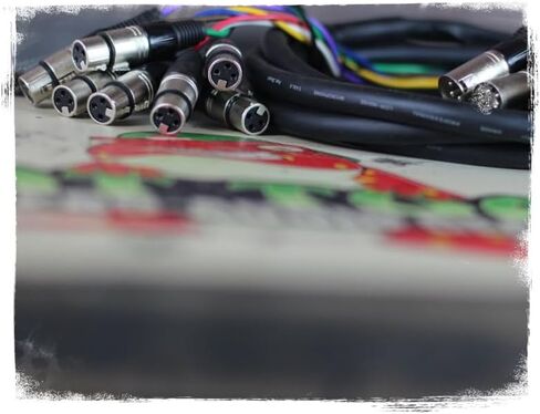 Fat Toad XLR Snake Cable Patch (10ft X 8 Channels) Studio Stage, Live Sound Recording Multicore Cords | Pro Audio Shielded Balanced Wires for Microphone Interface Hub, DJ Digital Mixer, Amplifier in Saudi Arabia