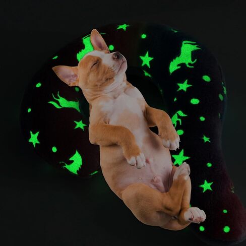 Glow-in-The-Dark Dog Pillow,Question Mark Dog Calming Pillow for Anxiety Relief,Machine Washable Dog & Cat Pillow Training Toy for Joint Relief, Better Sleep in Saudi Arabia