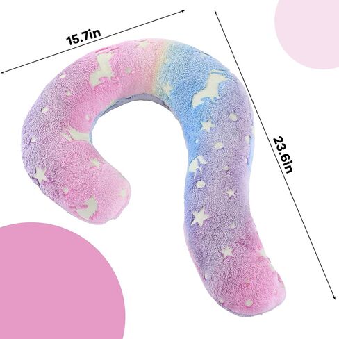 Glow-in-The-Dark Dog Pillow,Question Mark Dog Calming Pillow for Anxiety Relief,Machine Washable Dog & Cat Pillow Training Toy for Joint Relief, Better Sleep in Saudi Arabia