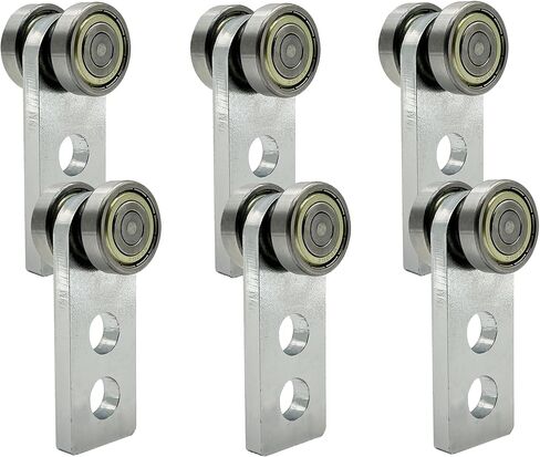 2 Wheel Trolley Assembly Rollers, Two Bearing Trolley Assembly for 1-5/8" Wide and All 1-5/8" or Taller Strut Channel, Trolley Roller Garage Pulley System Hoist System (2 PCS) in Kuwait