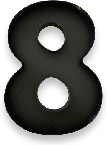 2 Number Serving Tray - Black, 3D Printed in USA, Perfect for Parties and Events, Durable PLA Material, Hand Washable in Saudi Arabia