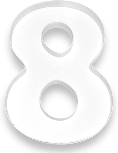 2 Number Serving Tray - Black, 3D Printed in USA, Perfect for Parties and Events, Durable PLA Material, Hand Washable in Saudi Arabia