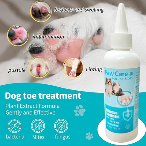 Dog Paw Cleaner, Pet Toes Drops, Itch Relief for Dogs, Gentle Deodorant, Cleaning Unpleasant Odors & Dirt, 3.4oz in Saudi Arabia