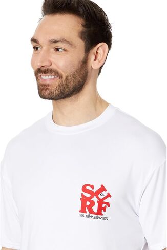 Quiksilver Everyday Surf Tee Short Sleeve White/White SM in Saudi Arabia