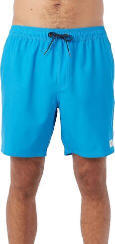 O'Neill Men's Standard Lennox Hermosa Solid Volley 17, Coral Medium in Saudi Arabia