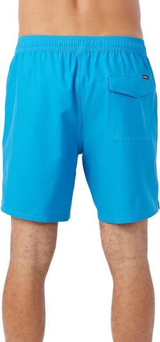 O'Neill Men's Standard Lennox Hermosa Solid Volley 17, Coral Medium in Saudi Arabia