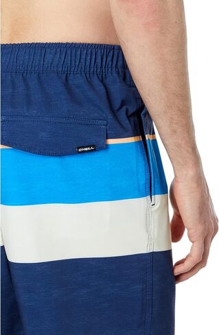 O'Neill Men's Standard Lennox Hermosa Solid Volley 17, Coral Medium in Saudi Arabia