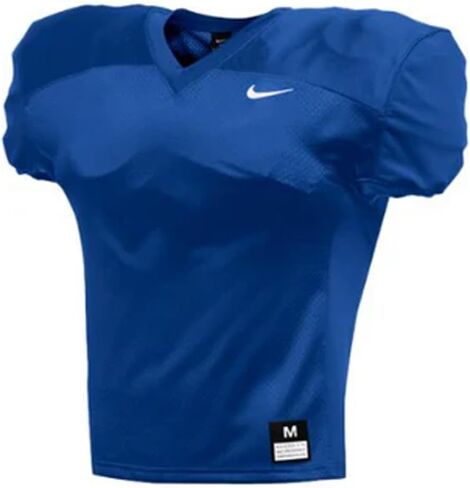 Nike Mens Team Stock Vapor Varsity V Neck Short Sleeve Jersey Football Casual - White in Saudi Arabia