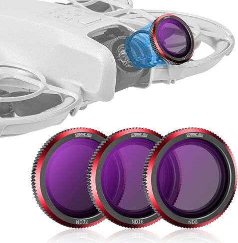 STARTRC Magnetic ND & CPL Filters Set for DJI Neo, 4 Pack ND8 ND16 ND32 CPL Filters Compatible for DJI Neo Drone Accessories, Neutral Density Camera Lens ND Filter, Ultra Slim Aluminum Frame in Saudi Arabia