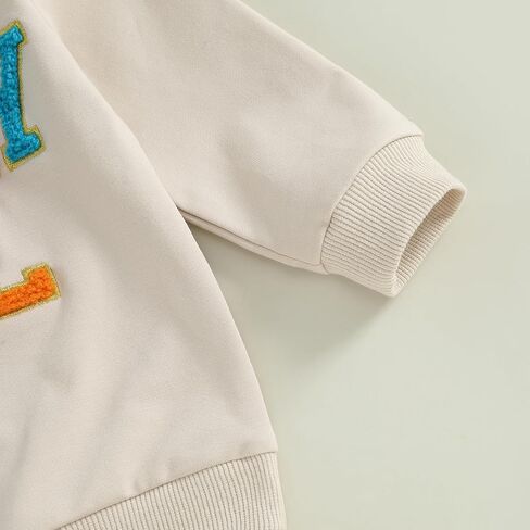 VISGOGO Baby Girls Sweatshirt Rompers Embroidery Lil Sis Big Sis Matching Skirts Outfit Toddler Bodysuits Fall Clothes in Kuwait