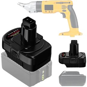 Battery Adapter for DeWalt & for Milwaukee to Dewat 12V/14.4V Ni-CD Battery Adapter Use for Dewat 12V/14.4V Ni-CD Cordless Power Tool (Adapter only)