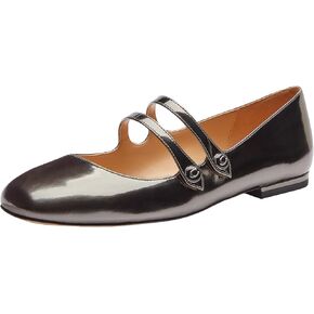 COACH Women's Winley Mary Jane Flat, Ruby, 9.5