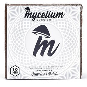 Mycelium 100% Organic Reptile Compressed Coco Coir - OMRI Certified, Eco-Friendly Bedding, Safe & Non-Toxic for Terrariums Habitat, Ideal for Reptiles, Snakes, Leopard Geckos, Turtles, Snake -10 LBS